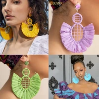 fashion colorful handmade beaded hanging earrings women ethnic pendant earrings bohemian style dangle drop earrings jewelry