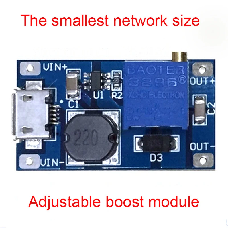 Оригинальный 5 шт./лот MK 2 литра бустер с зажимом модуль постоянного тока широким