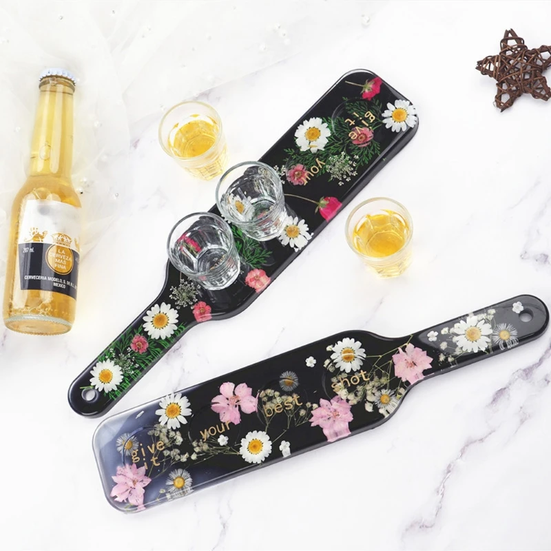 

Champagne Glass Mold Serving Board Wine Glass Holder Epoxy Resin Molds Silicone R7RF
