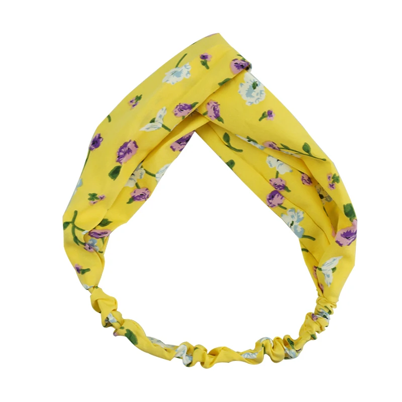 Повязка для волос женская летняя пляжная модный обруч с перекрестными лямками