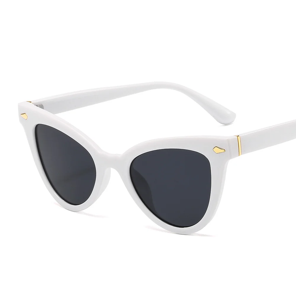 

New Free cat shipping eyes color pattern sunglasses 9072m nail decoration CL women's Sunglasses trend