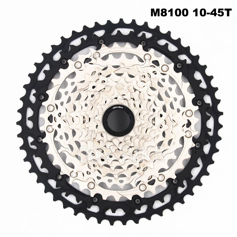 SHIMANO DEORE XT CS M8100 кассета Звездочка M8100 Cogs свободного хода горный велосипед MTB 12-speed 10-45T 10-51T M8100 кассета звездочка - Цвет: m8100 10-45T