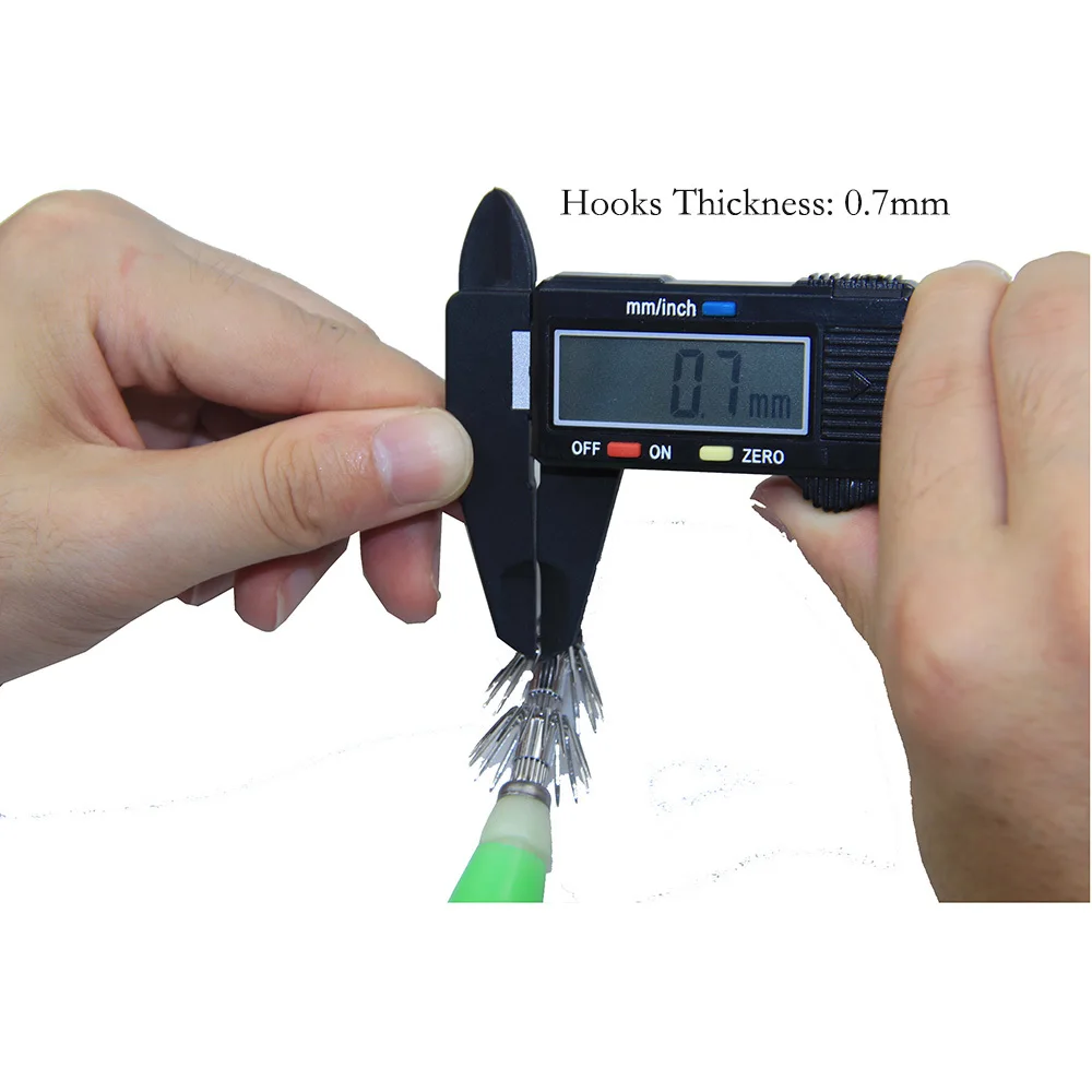 

Hyaena 10pcs Fluorescent Squid Jig Hooks Soft Octopus Baits Sharp Fish Hook Squid Lure Cuttlefish Lure Jigs