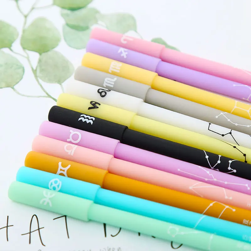 Фото Гелевая цветная гелевая ручка милые канцелярские принадлежности товары для