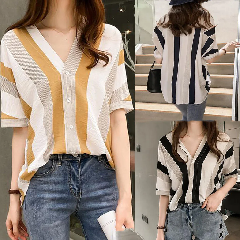 

Long Sleeve Women Clothes 2021 Plus Size Turn-down Collar Shirt Casual Tops Elegant Work Wear Chiffon Shirts Spring 4XL