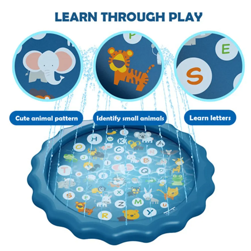 Летняя Детская кружевная игровая накладка с алфавитом Накладка для игр на