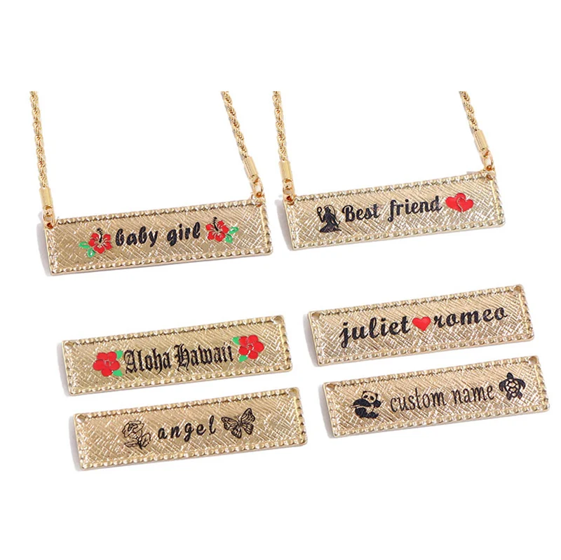 KOMI 1 шт. индивидуальное название гавайский полинезийский гравий бирюзовые