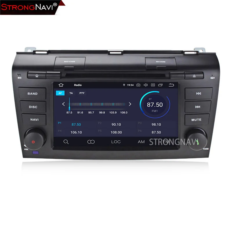 7 дюймов Android 9 0 Автомобиль Радио Стерео 4 ядра 2 din Автомобильный мультимедийный