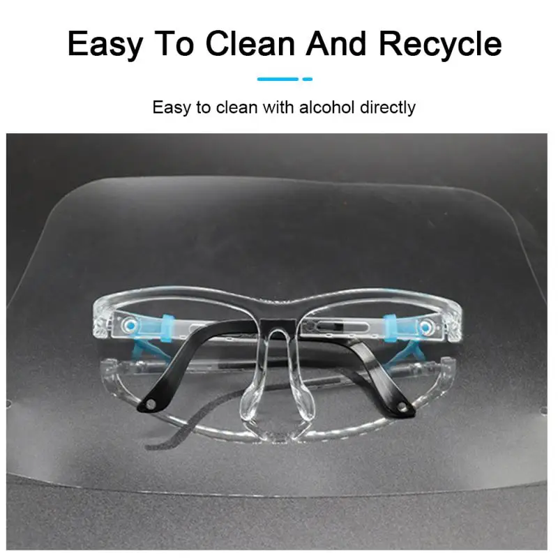 

1pcs Adult Plastic Full Face Shield Cover Anti Oil Spitting Isolation Mask PET Tranparent Facial Outdoor Mask Dropshipp