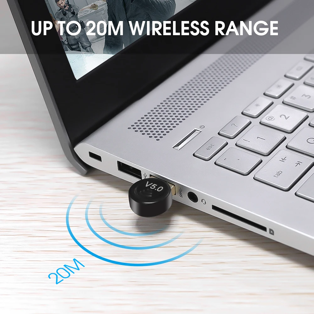 Bluetooth адаптер USB Dongle беспроводной передатчик 5 0 приемник для компьютера