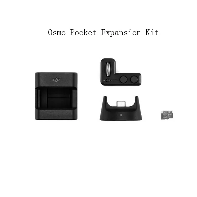Expansion Kit DJI Osmo Карманный расширительный комплект/зарядный чехол/водонепроницаемый чехол/удлинитель/ND набор фильтров/беспроводной модуль/контроллер колеса - Цвет: Expansion Kit