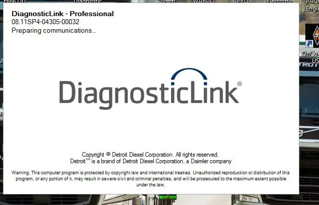 Для диагностического соединения дизельного двигателя Детройта 8 11 DDDL + уровень