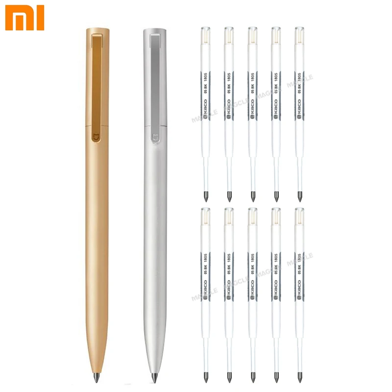 Оригинальные металлические ручки Xiaomi шариковая ручка Mi PREMEC гладкие швейцарские