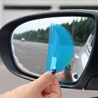 2 шт. Автомобильная наклейка, непромокаемая пленка для зеркала заднего вида, защитная противотуманная водонепроницаемая пленка от дождя, прозрачный обзор в дождливые дни, автомобильная пленка Автомобильные аксессуары