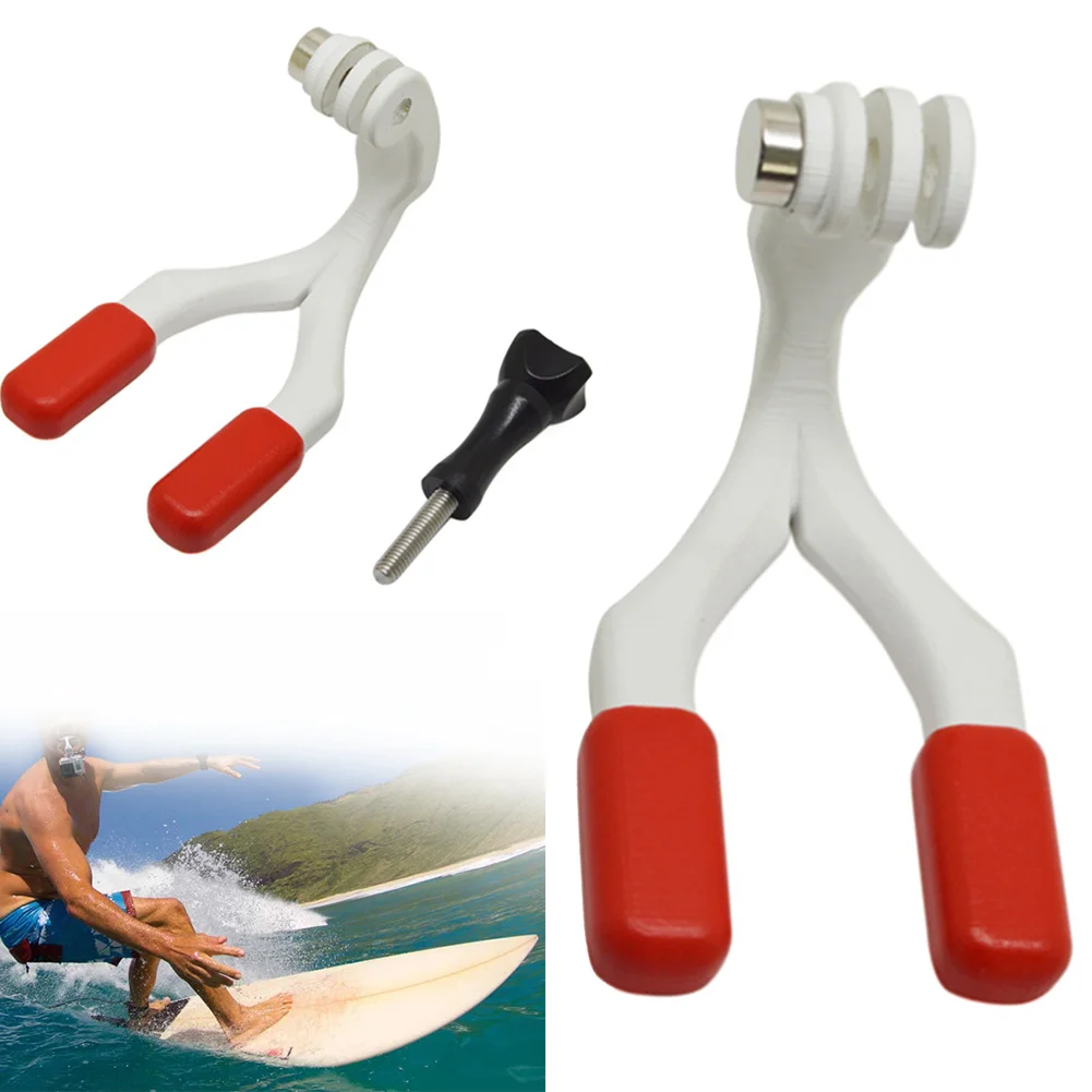 Surf Braces Connector Durable Camera Accessories Red Snowboard Bite PC Portable Easy Breath Mouth Mount Set For Gopro Hero | Электроника