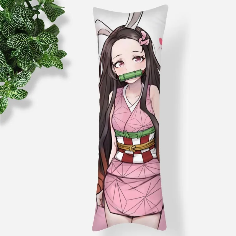 Home Decor Kimetsu no Yaiba Anime Body Pillow Case Double-Sided Print Silk Smooth Soft Fabric Cover Boys Girls Gift 0531 | Дом и сад