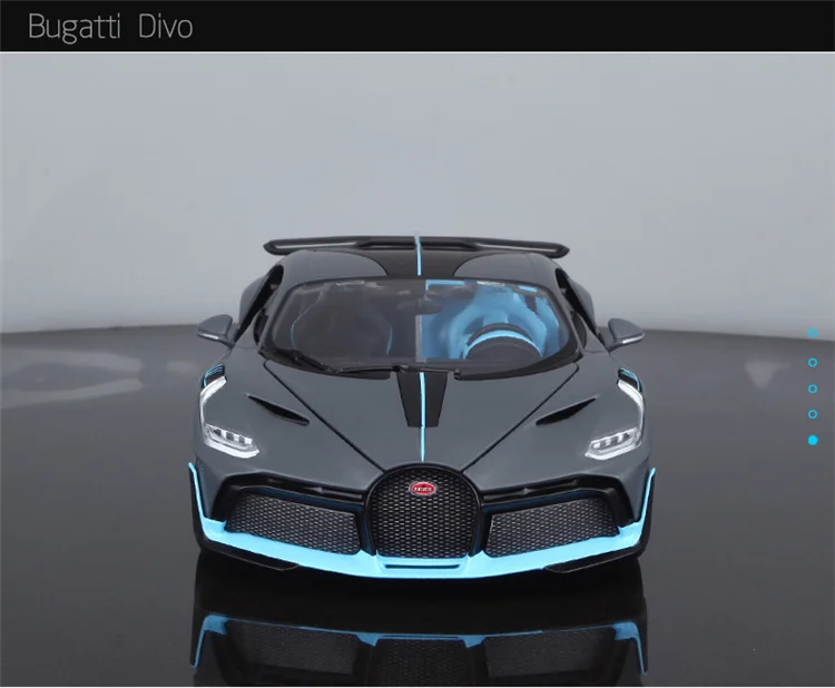 Изысканный подарок 1:18 Bugatti Divo модель спортивного сплава автомобиля, высокая модель литья под давлением, расширенная коллекция