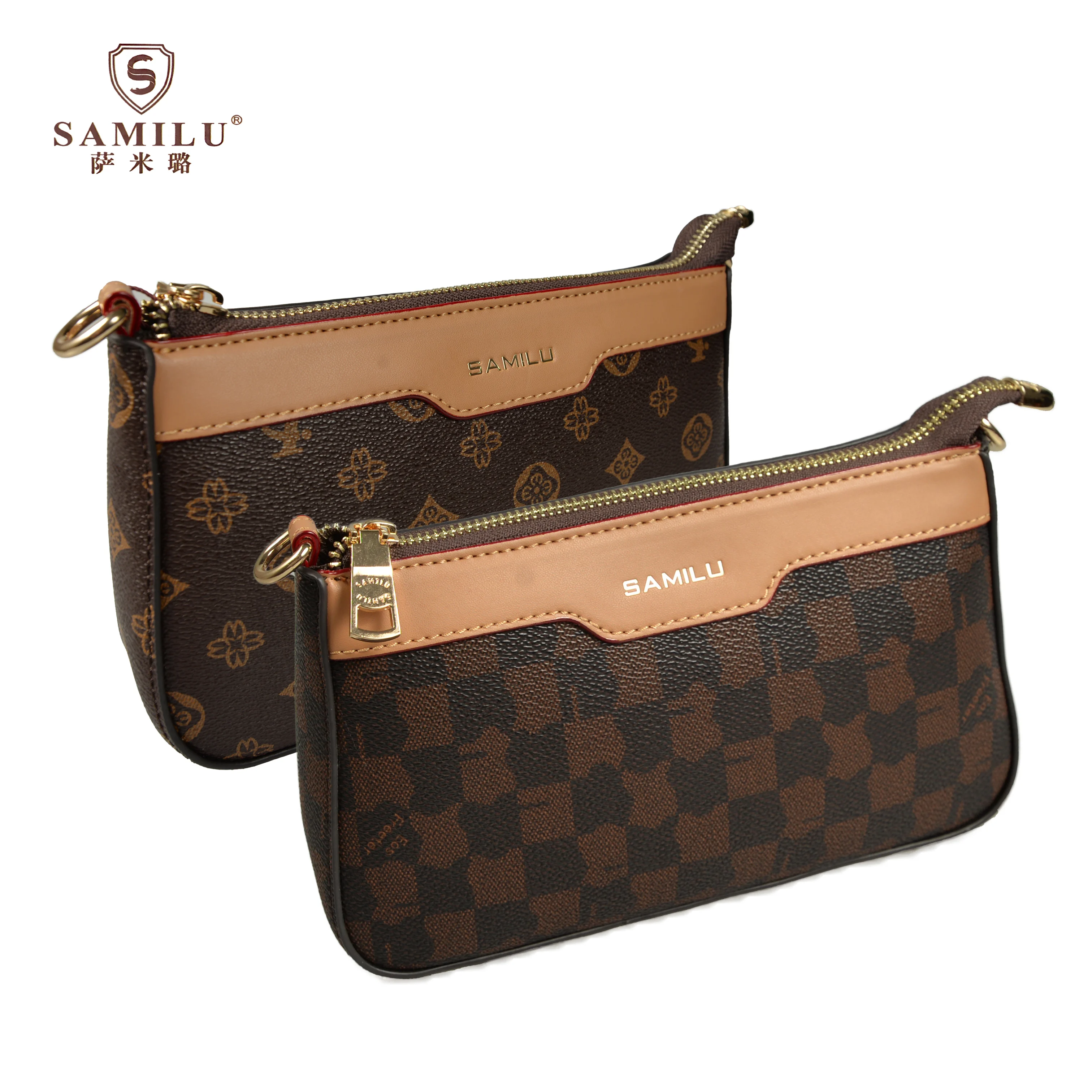 

SaMiLu Women's Bag 2021 Fashion Casual PVC Large Capacity One-Shoulder Messenger Bag（6899）