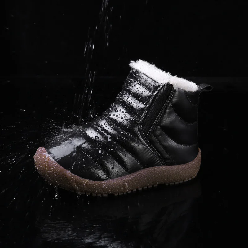 Зимние ботинки детские зимние плюшевые ботильоны с высоким берцем