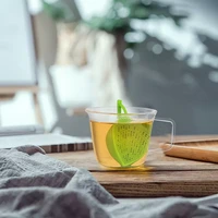 silicone tea filter creative leaves shaped funny herbal tea bag reusable infuser coffee diffuser strainer