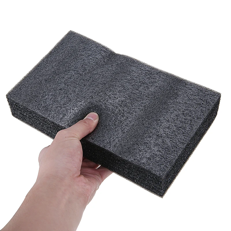 Mayitr черный Square Needle Pin плотной пены подушки коврик держатель 25x15x5 см вставки