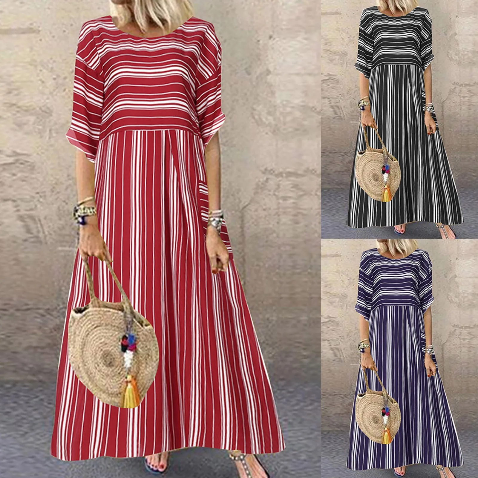 

Dress For WomenLooseWedding Ankle-Length Dress