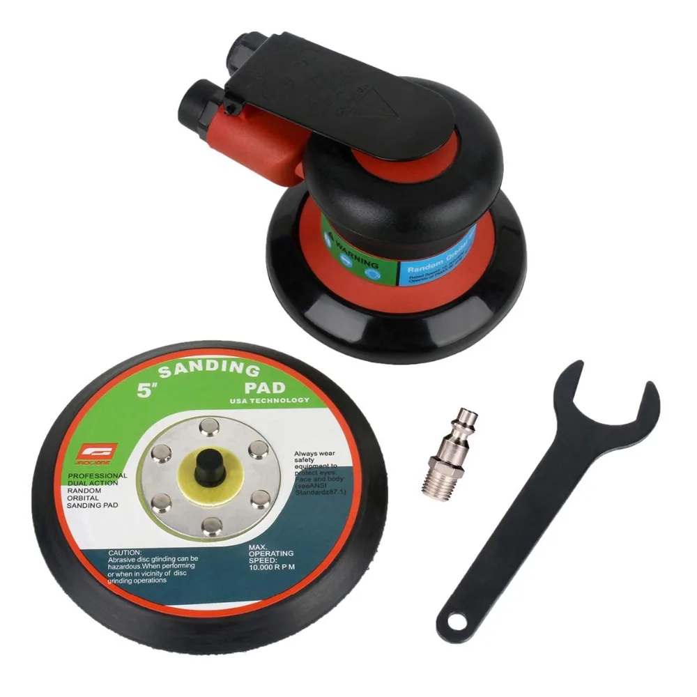 Старый пневматическая орбитальная шлифовальная машина 125 мм вакуумный