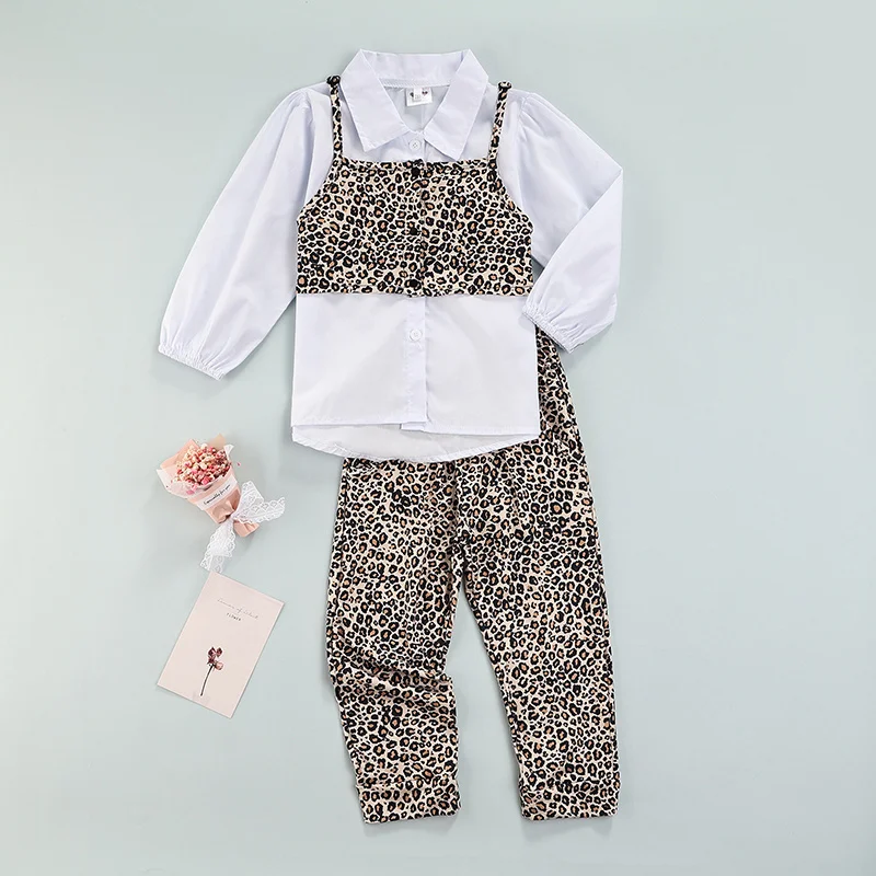 

Повседневная одежда для младенцев, Однотонная рубашка с длинным рукавом и воротником на пуговицах для девочек, трикотажная кофта, на возрас...