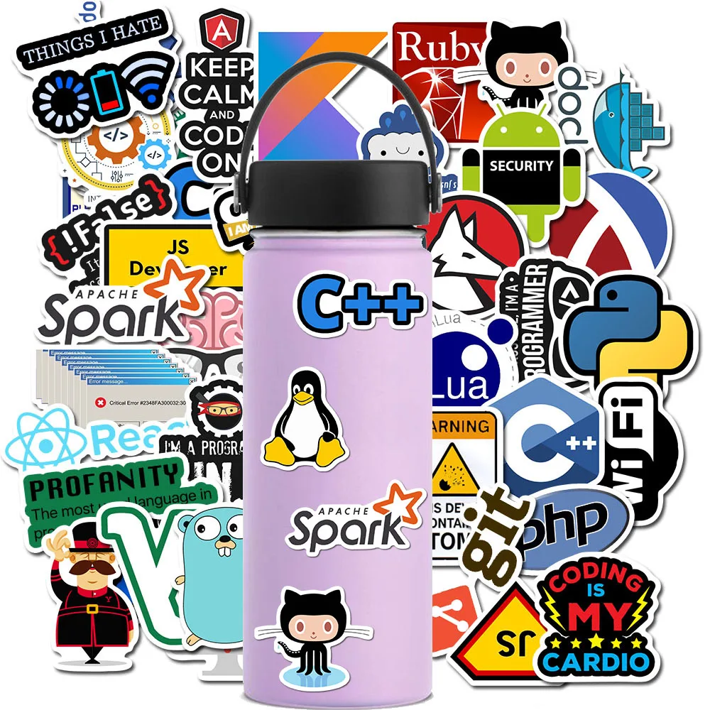 Наклейки для программирования Интернета 50 шт.|Наклейки творчества| |