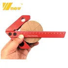 Центроискатель, деревообрабатывающий квадратный центральный гриб, 4590 градусов, прямоугольный измеритель линии, плотничная линейка, деревообрабатывающий измерительный инструмент