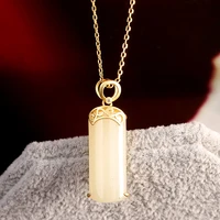 kjjeaxcmy fine jewelry s925 sterling silver gold plated jewelry womens and natural tianyu pendant new fashion