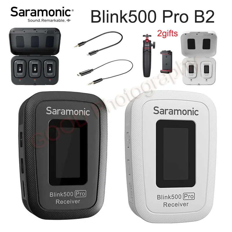 Микрофон Saramonic Blink500 Pro Lavalier 2 4 ГГц беспроводной микрофон Blink 500 PRO с зарядкой чехол