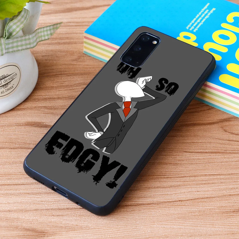 

For Samsung Galaxy OH SO EDGY Soft TPU border Samsung Galaxy Case