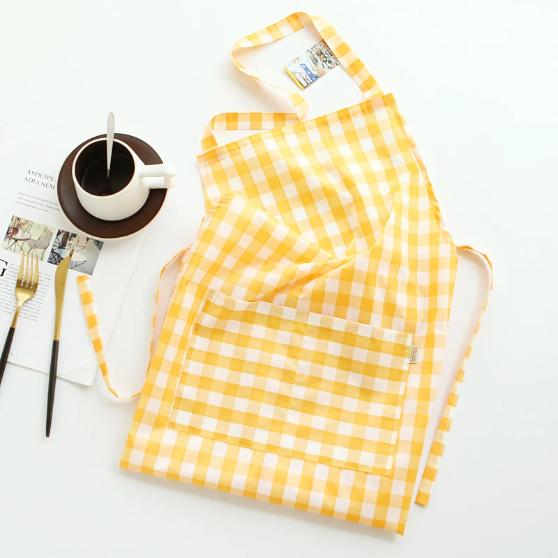 Senyue женский Кухонный Фартук Ресторан домашний водонепроницаемый для карманного