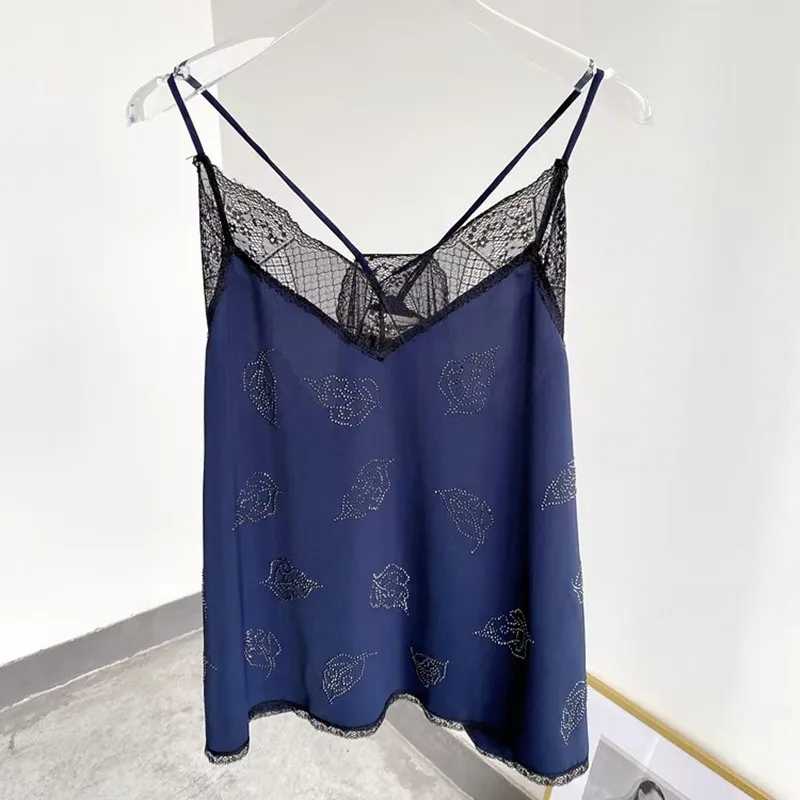 Для женщин без рукава для девочек 2020 новый сексуальный лист горячего стразы кружева камзол|Топы| |