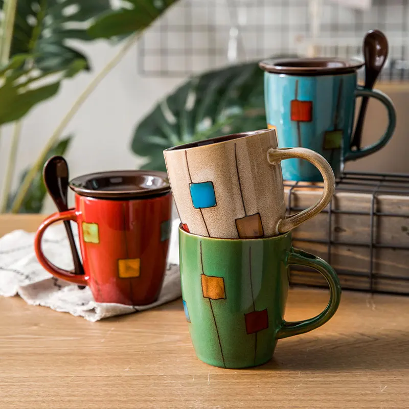 Керамическая кофейная кружка чайные чашки с ручкой молочная чашка для