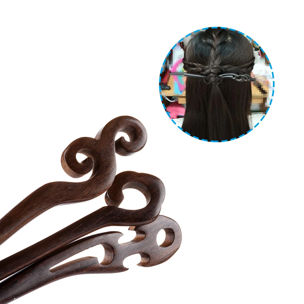 Новинка Модные туфли ручной палочки для волос палочка сандалового дерева резные