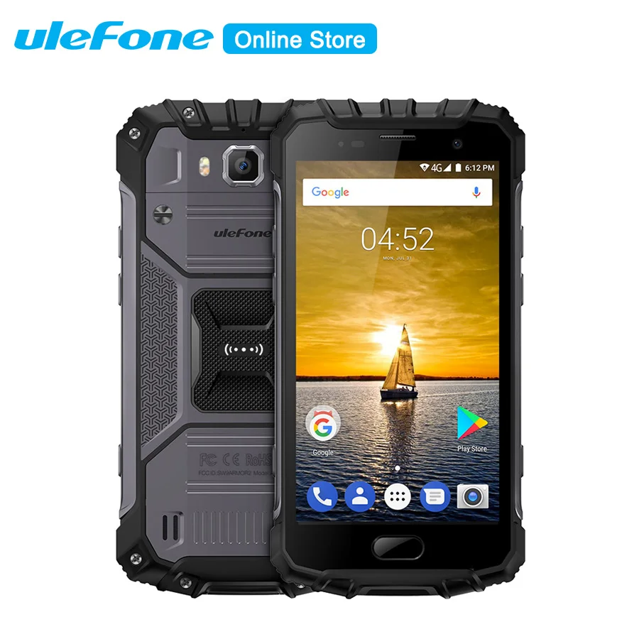 Ulefone Armor 2 смартфон с 5 0-дюймовым дисплеем восьмиядерным процессором MTK6757 ОЗУ 6 ГБ
