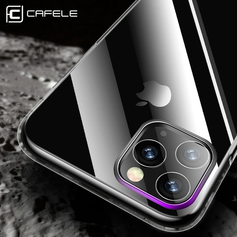 Оригинальный мягкий чехол CAFELE для iPhone 11 Pro Max задний телефона прозрачный