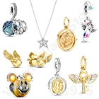 Женское ожерелье из серебра 100% пробы, в форме сердца