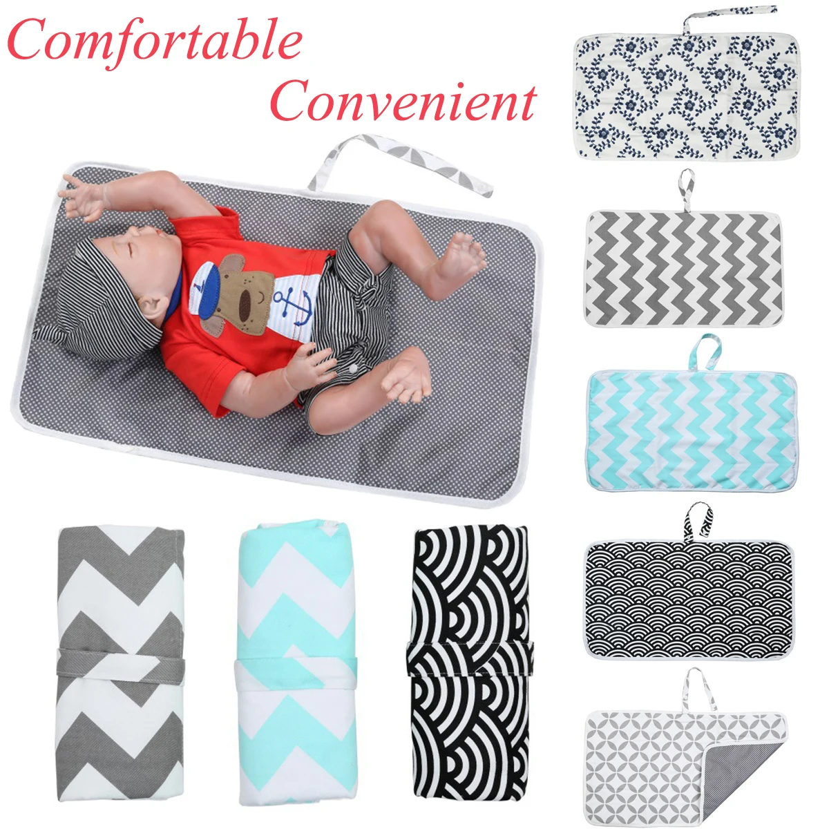 Водонепроницаемый подгузник для новорожденных пеленки игр пеленальный коврик