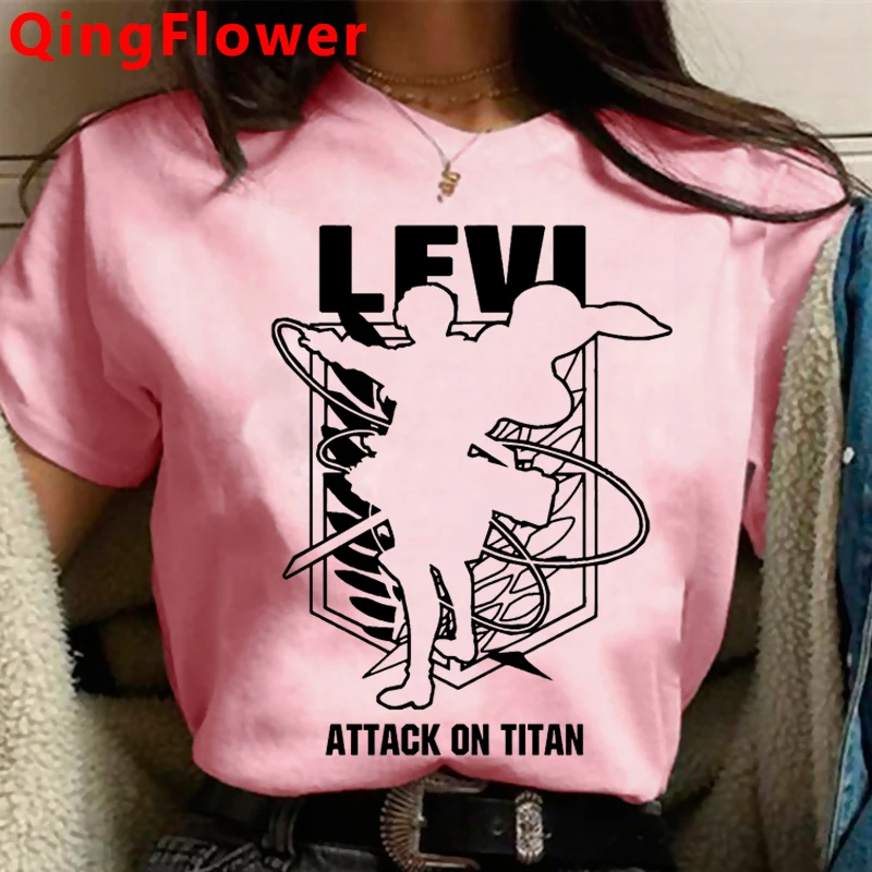 

Attack on Titan Shingeki No Kyojin t-shirt men aesthetic harajuku white t shirt clothes streetwear kawaii