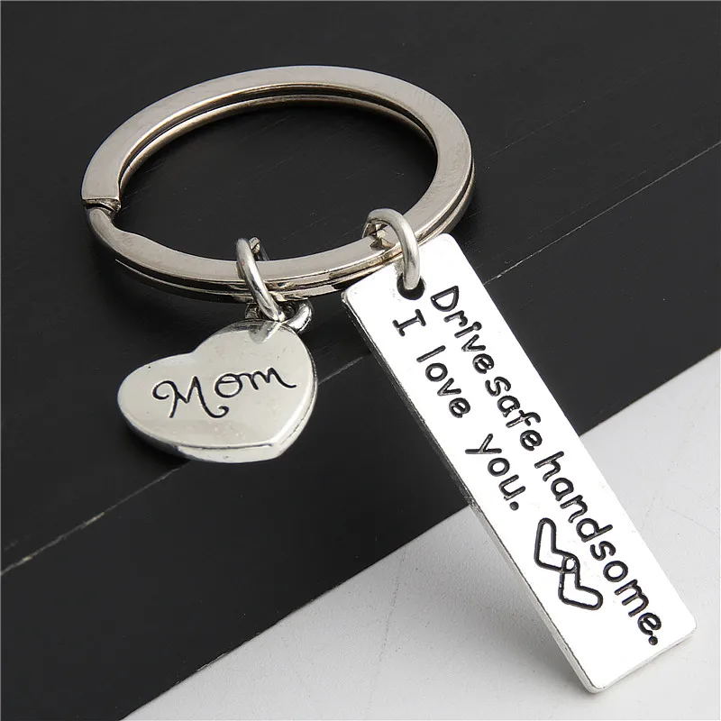 1 шт. Драйв безопасный красивый я люблю тебя забота слова брелок для мамы папа любовь отец и мать день подарок