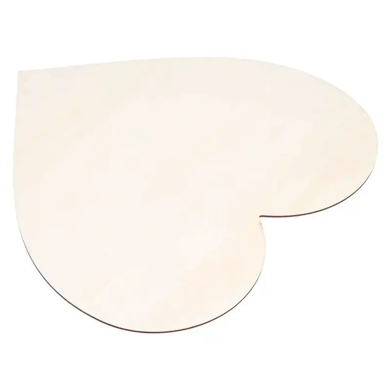 Деревянное сердце любовь деревянное легкий вес Тополь для детей молодых людей DIY