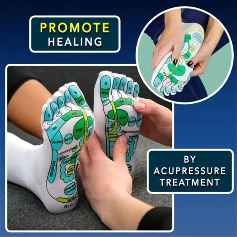 

Foot Therapy Socks China Medical Acupoint Massage Acupoint Map Feet Care Tools Healthcare Relieve Fatigue Foot Therapy Socks