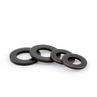 10100 шт. M1.6 M2 M2.5 M3 M3.5 M4 M5 M6 M8 M10 M12 GB97 DIN125, черная плоская шайба из нержавеющей стали 304, прокладка прокладки