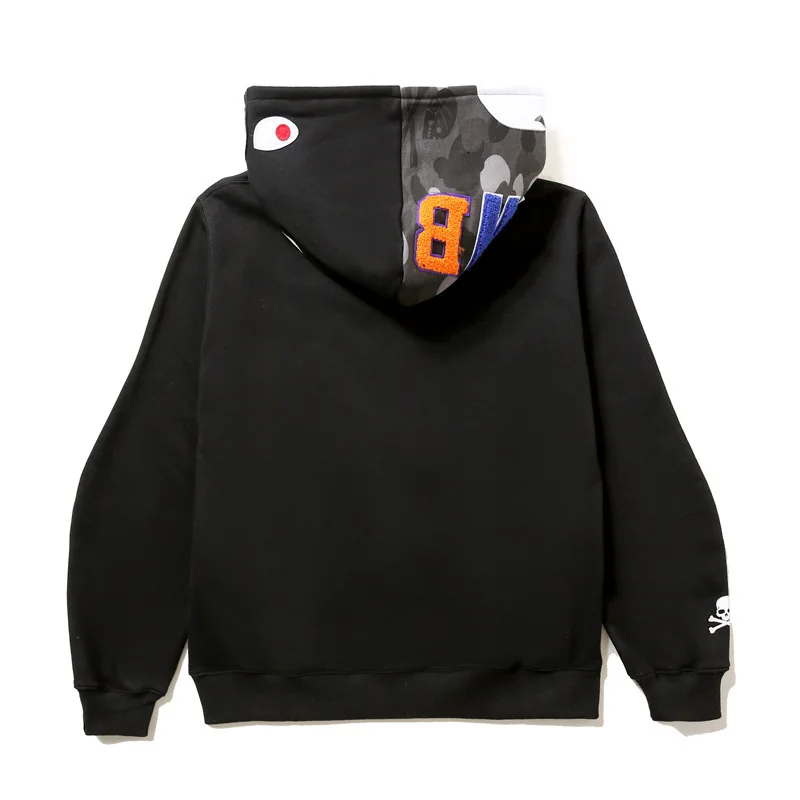 

Streetwear Autumn New Men's Casual Skull Hooded Jacket Streetwear Clothing Harajuku Hoodie Thin Coat