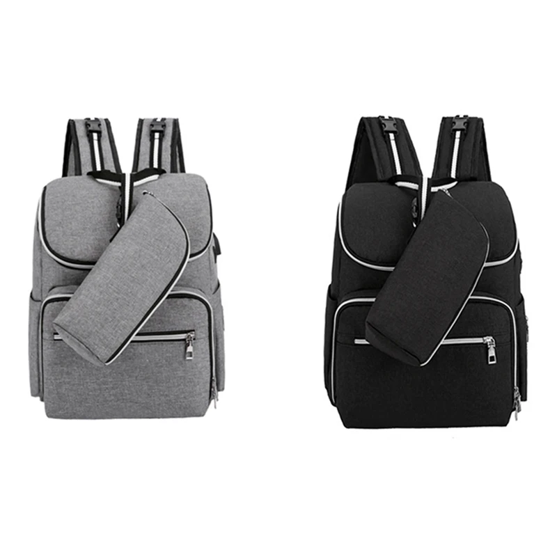 Водонепроницаемая сумка для подгузников мамы отдельная бутылочек большая