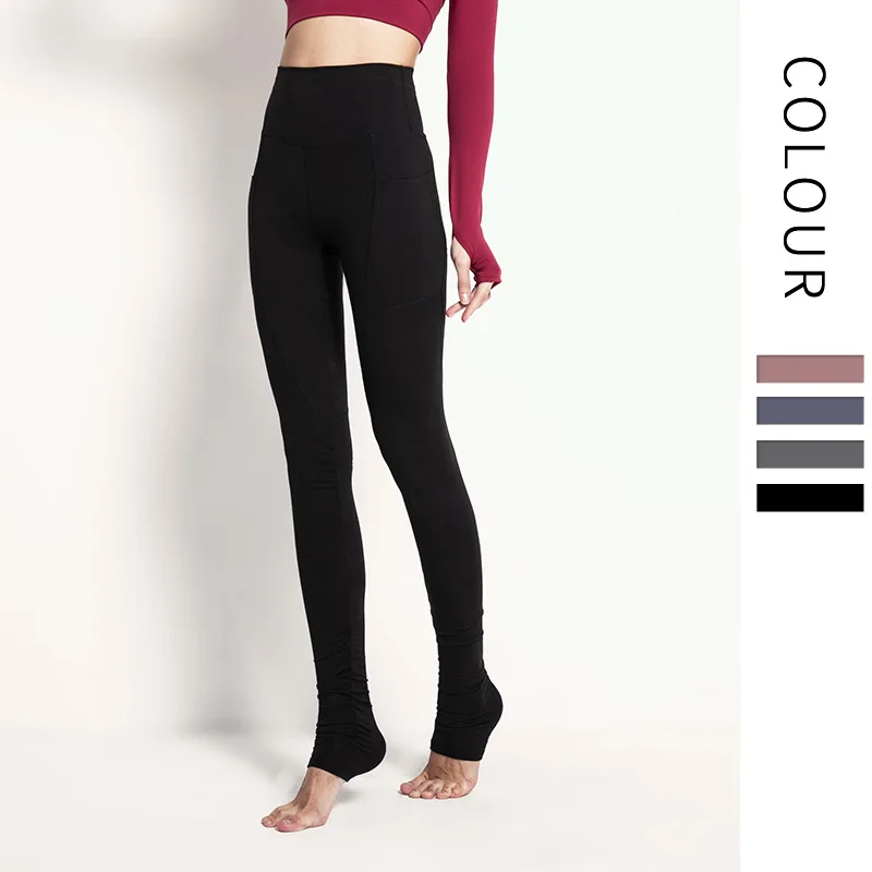 GUTASHYE женские высококачественные леггинсы для спортзала с носками йоги