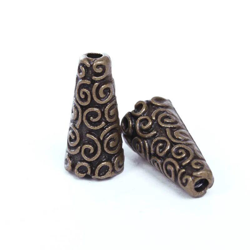 Оптовая продажа 40 шт DIY конические колпачки для колонны античные декоративные